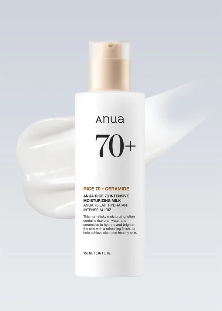 ANUA RICE 70 INTENSIVE MOISTURIZING MILK 150ml